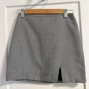Forever 21 Houndstooth Mini Skirt